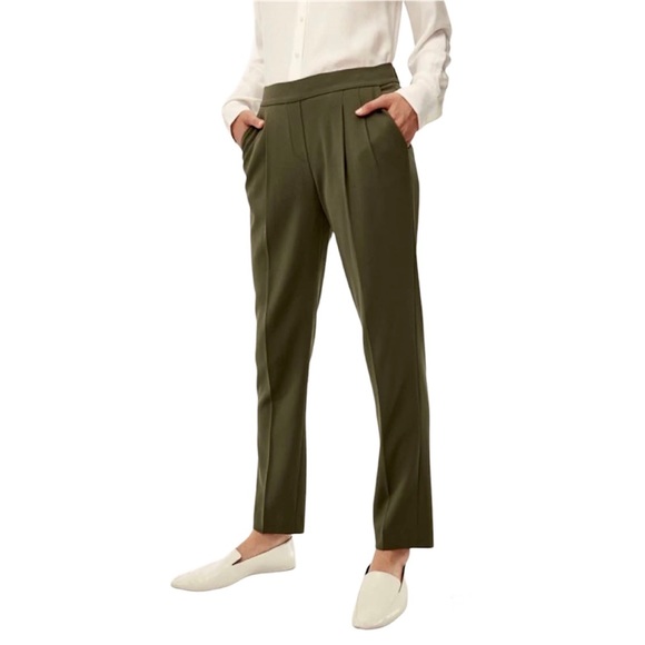Aritzia Pants - Aritzia Babaton Cohen Pant Olive Green Terado Sz 10